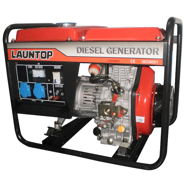 Launtop Diesel Generator 3000W LDG3600CLE - Click Image to Close